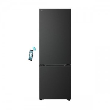 LG Ψυγειοκαταψύκτης 465lt Total NoFrost Υ203xΠ69.7xΒ70.4εκ. Μαύρος GBBW726DEV